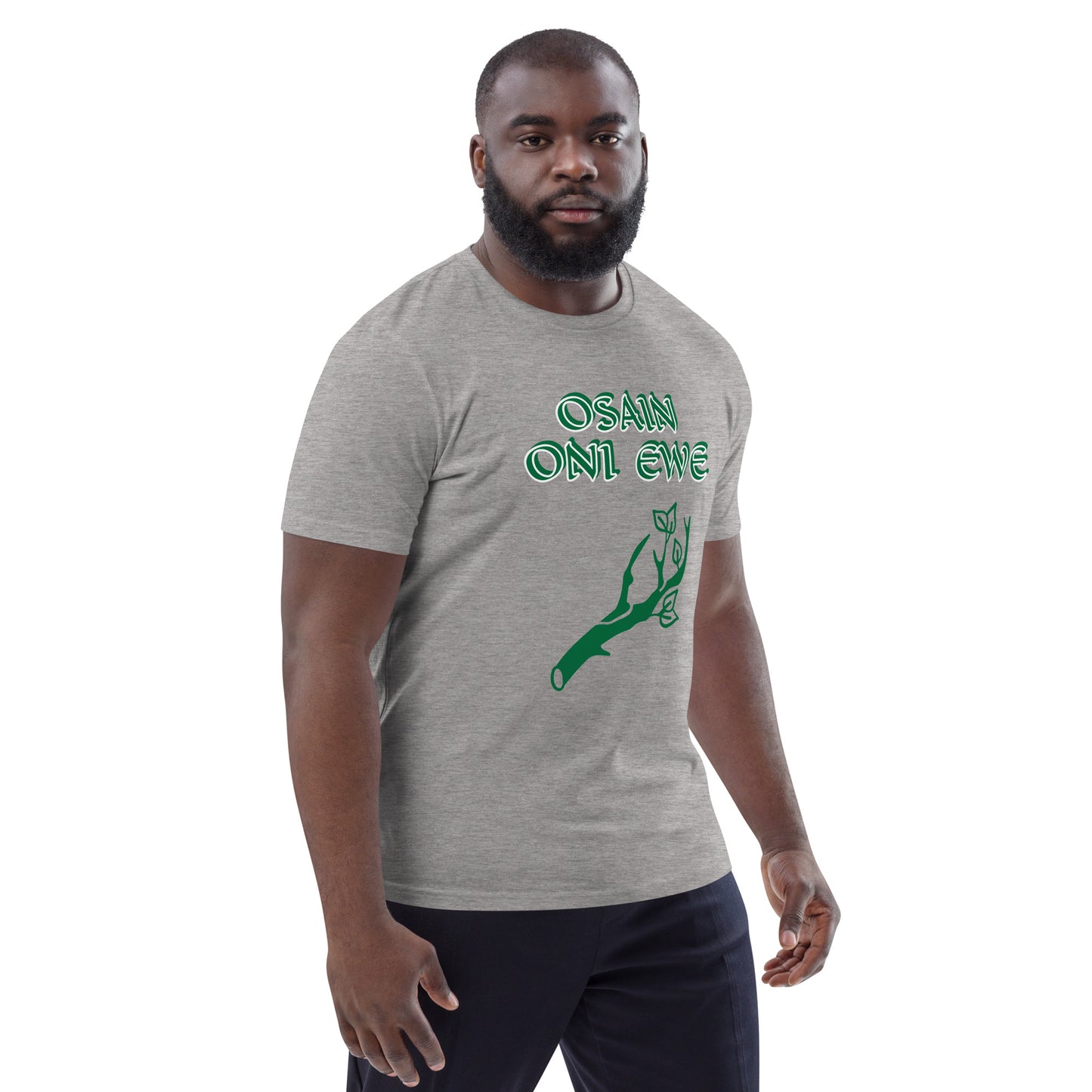 Osain Lucumi Green Unisex organic cotton t-shirt