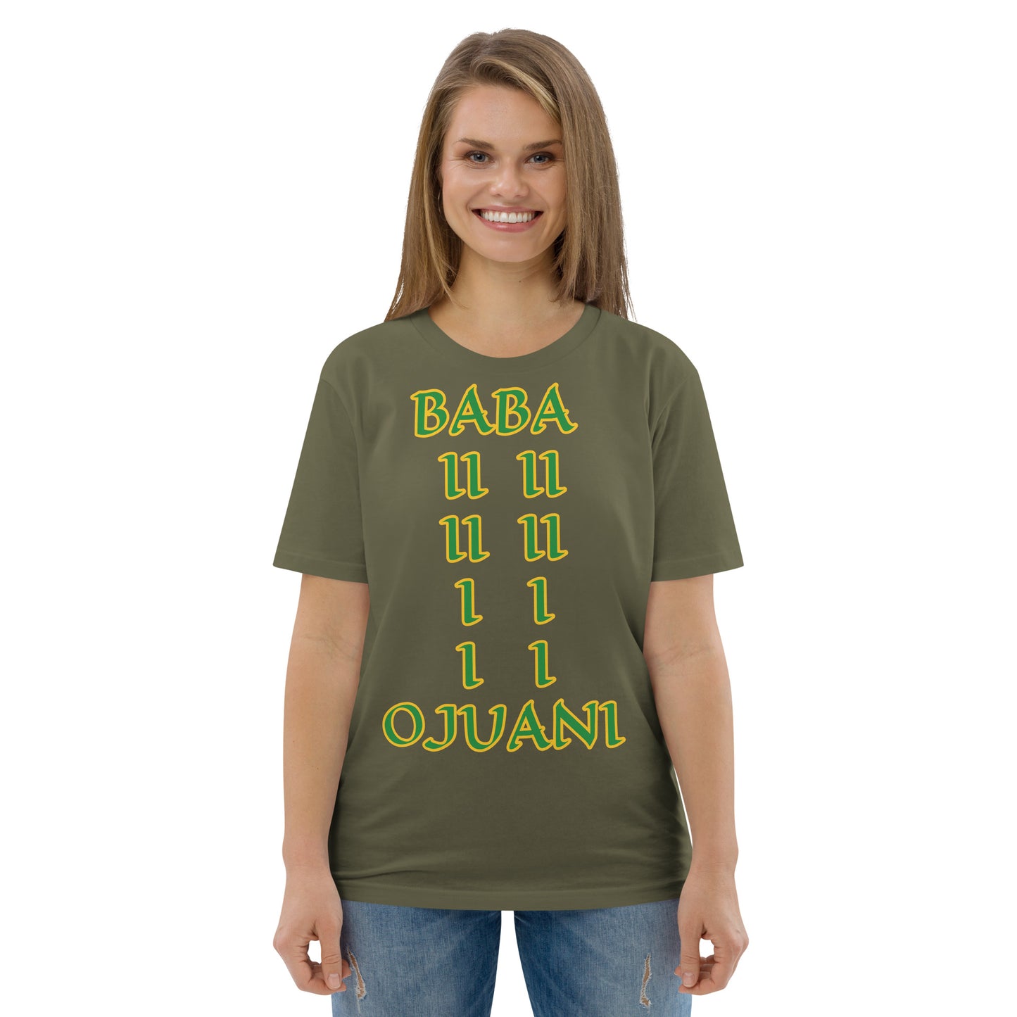 Baba Ojuani Lucumi Unisex organic cotton t-shirt