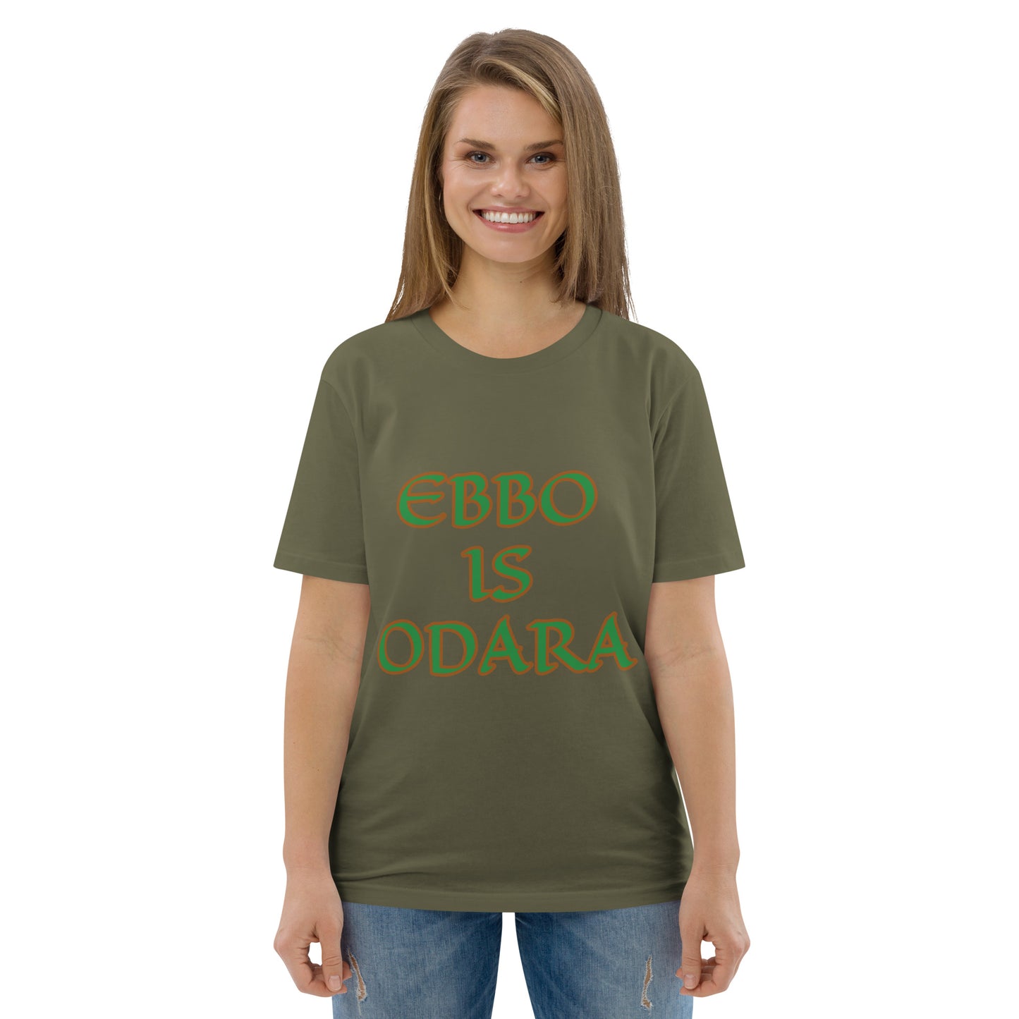 Ebbo is Odara Isese Unisex organic cotton t-shirt