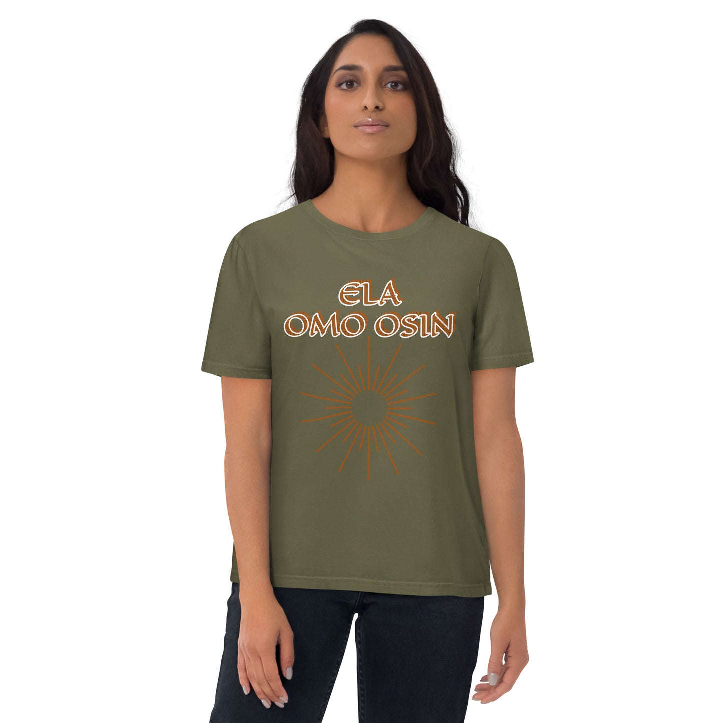 ELA Omo Osin Meji Gold Unisex organic cotton t-shirt