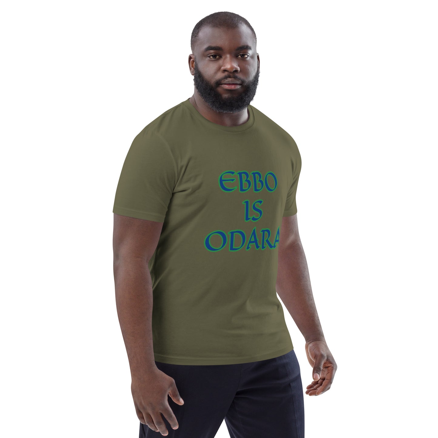 Ebbo is Odara Blue Unisex organic cotton t-shirt