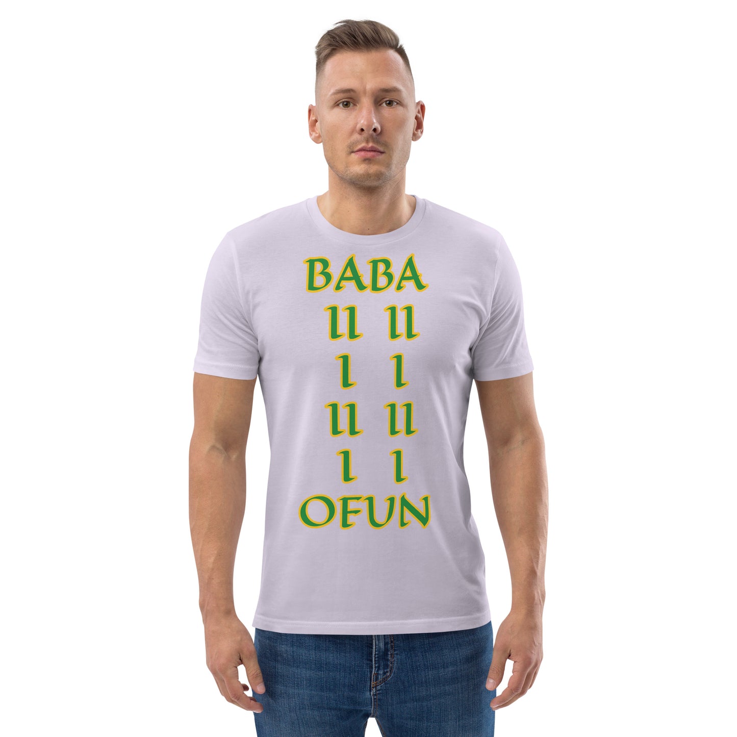 Baba Ofun Lucumi Unisex organic cotton t-shirt