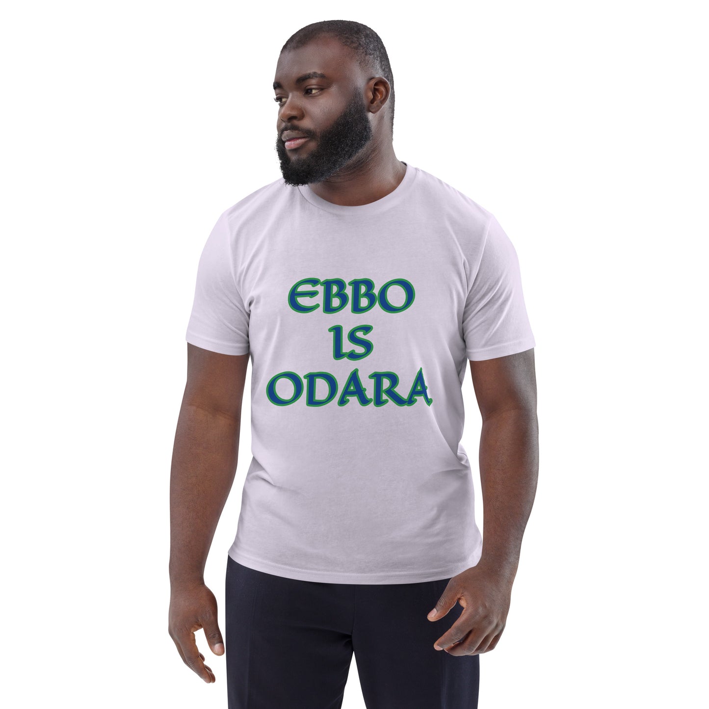 Ebbo is Odara Blue Unisex organic cotton t-shirt