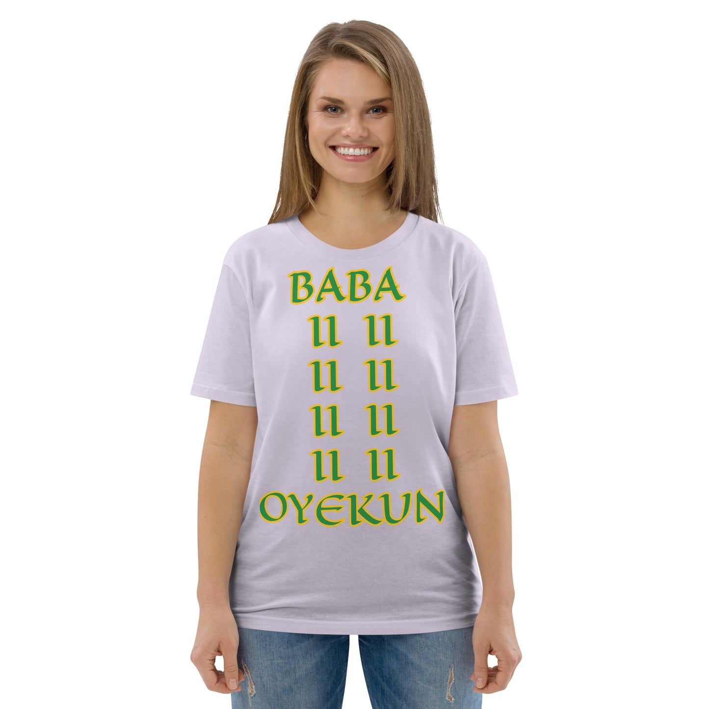 Baba Oyekun Lucumi Unisex organic cotton t-shirt