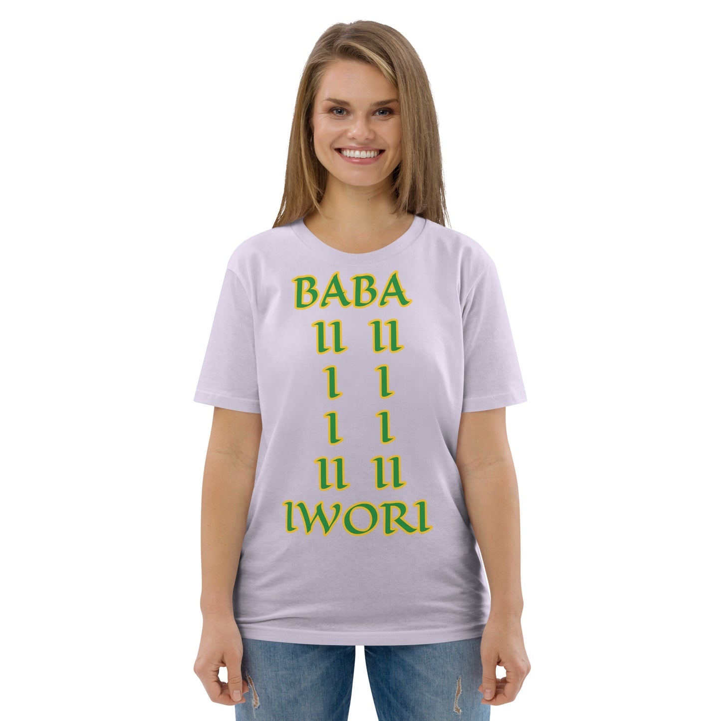 Baba Iwori Lucumi Unisex organic cotton t-shirt