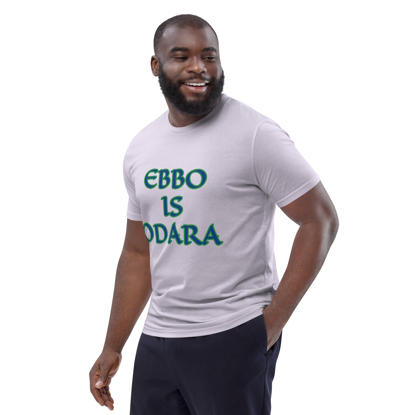 Ebbo is Odara Blue Unisex organic cotton t-shirt