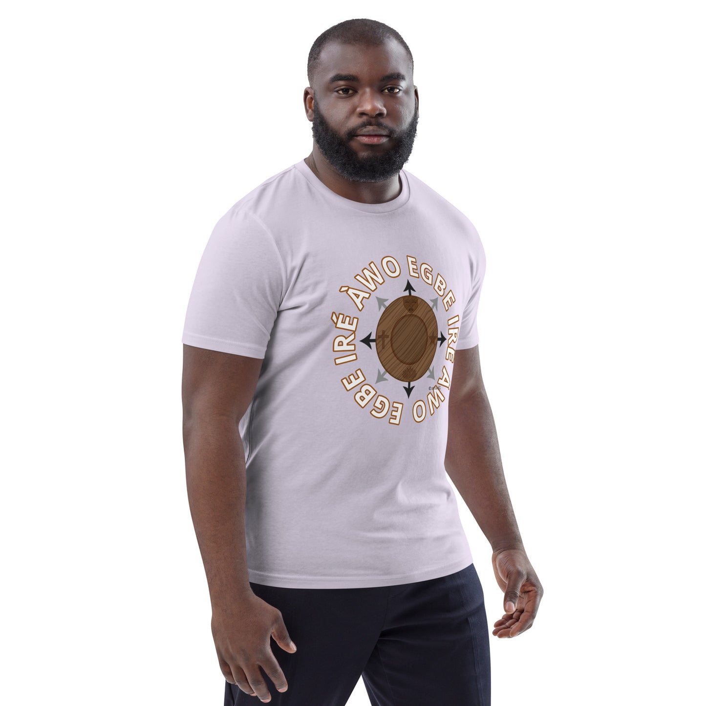 Egbe Ire Awo signature logo 1 Unisex organic cotton t-shirt