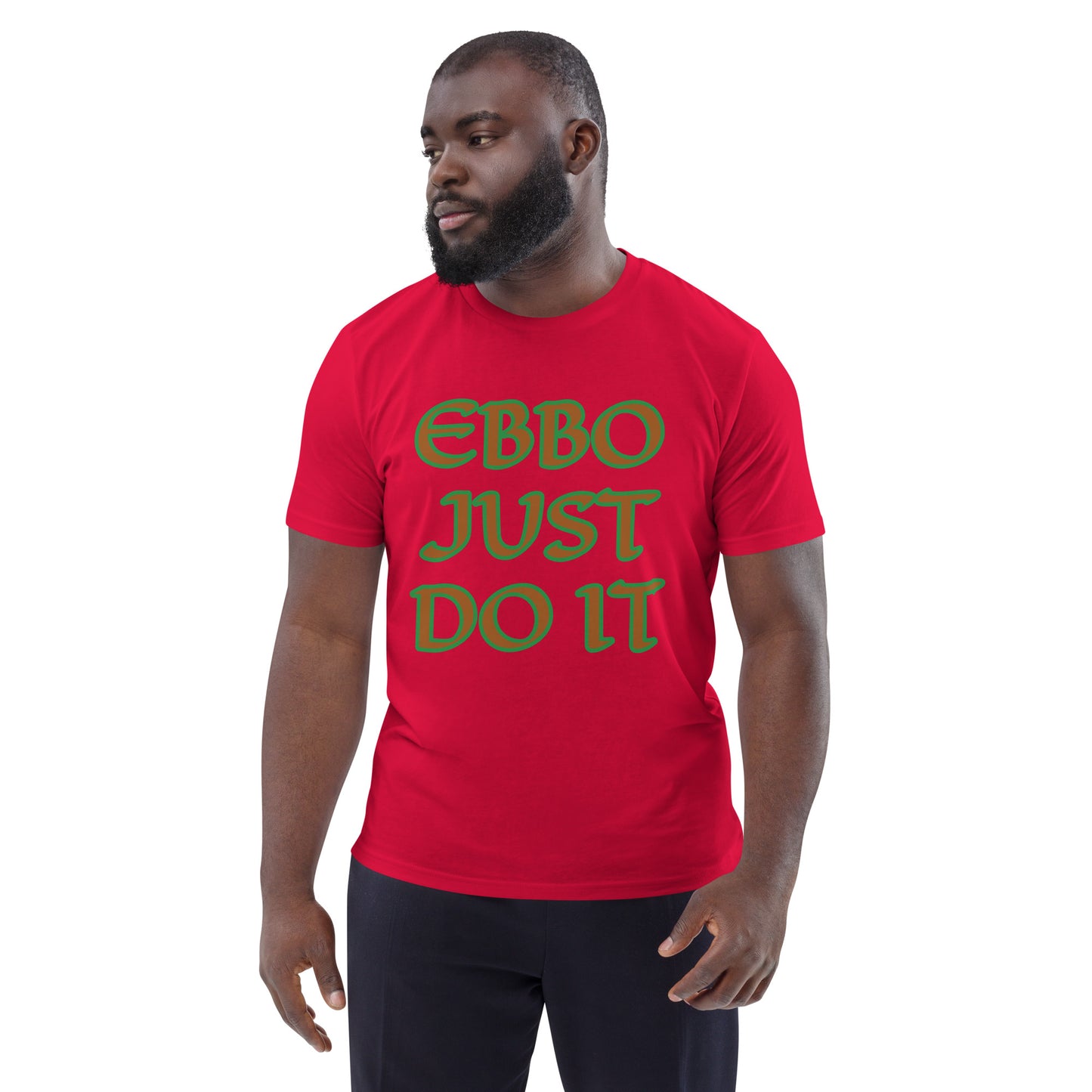 Ebbo Just Do It Isese reverse Unisex organic cotton t-shirt