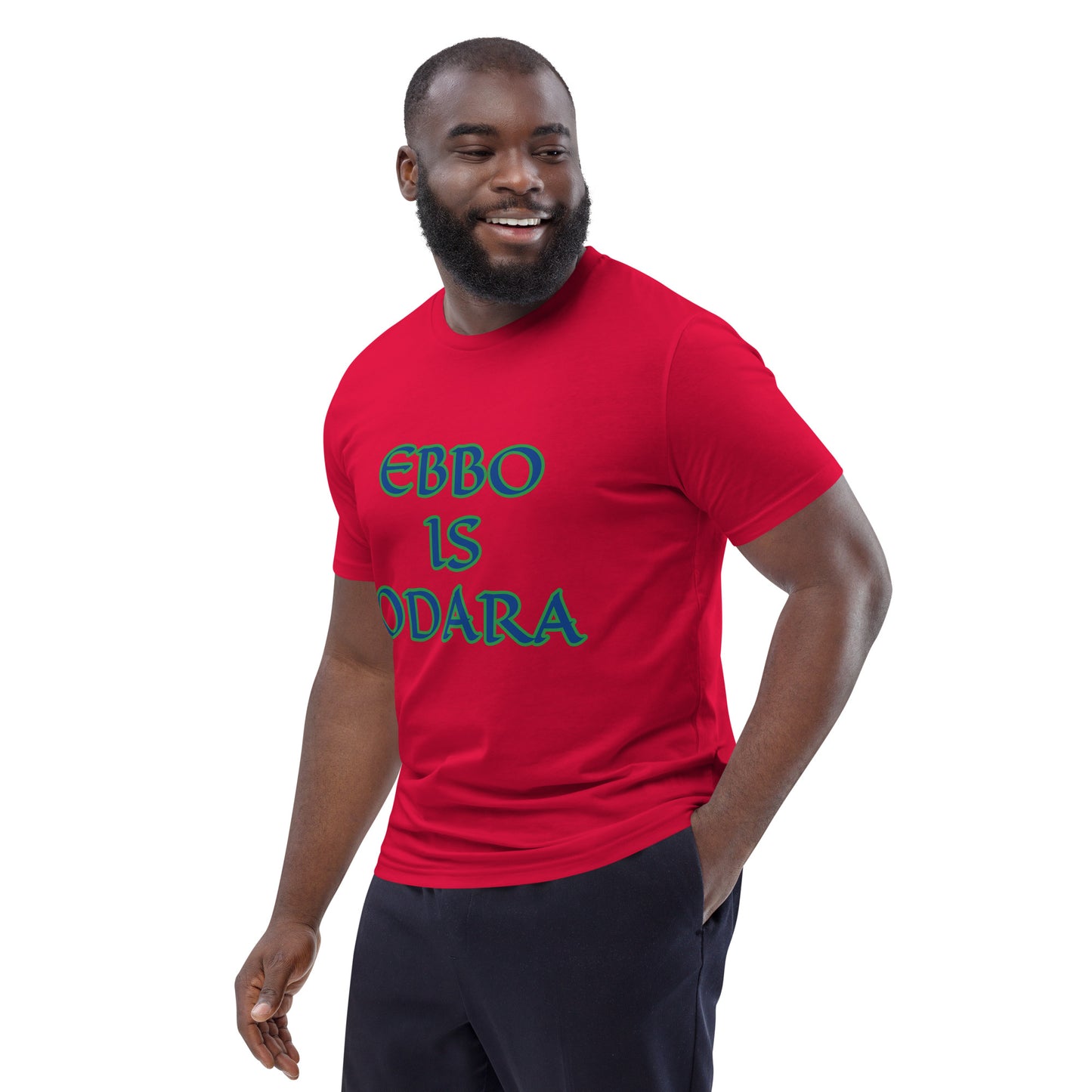 Ebbo is Odara Blue Unisex organic cotton t-shirt