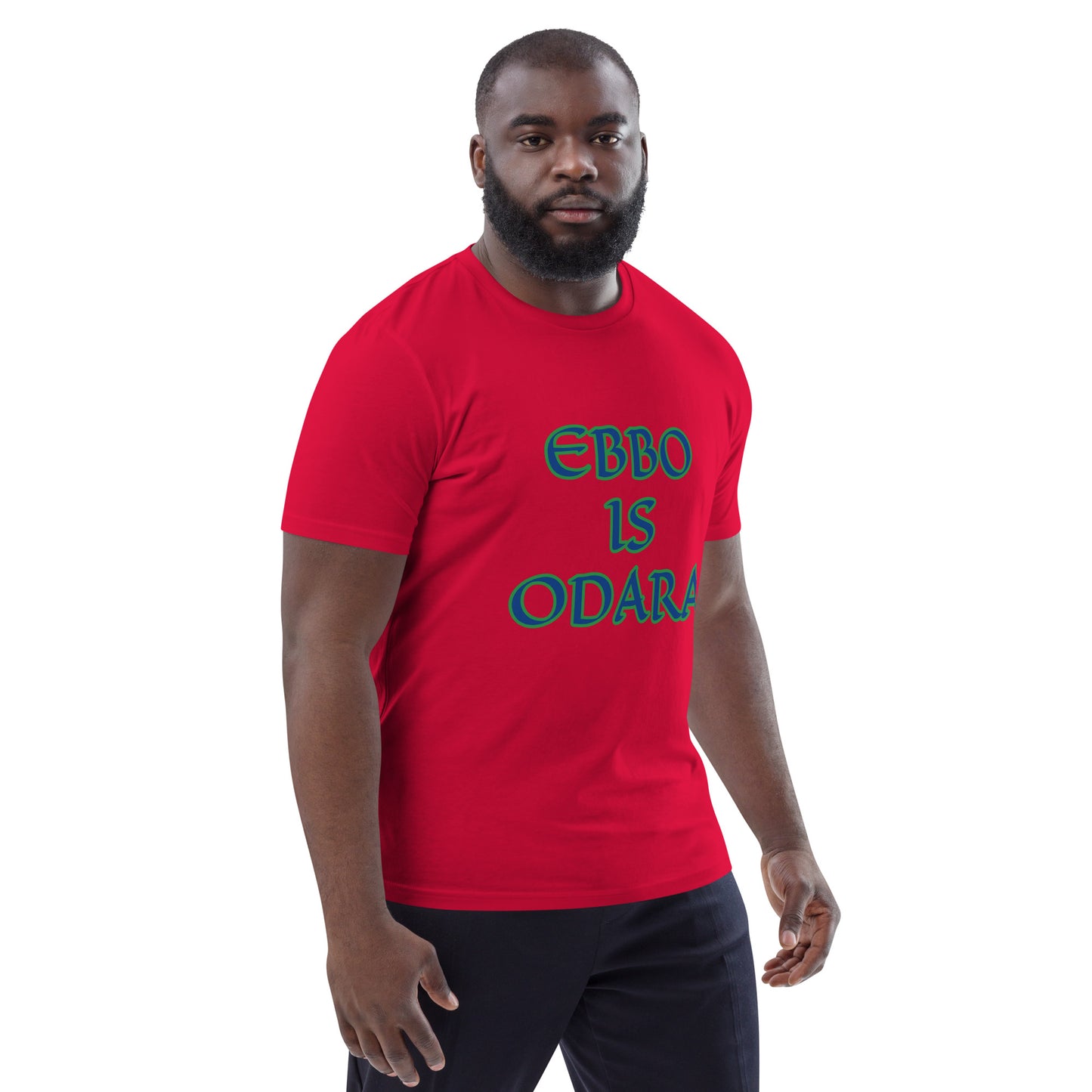 Ebbo is Odara Blue Unisex organic cotton t-shirt