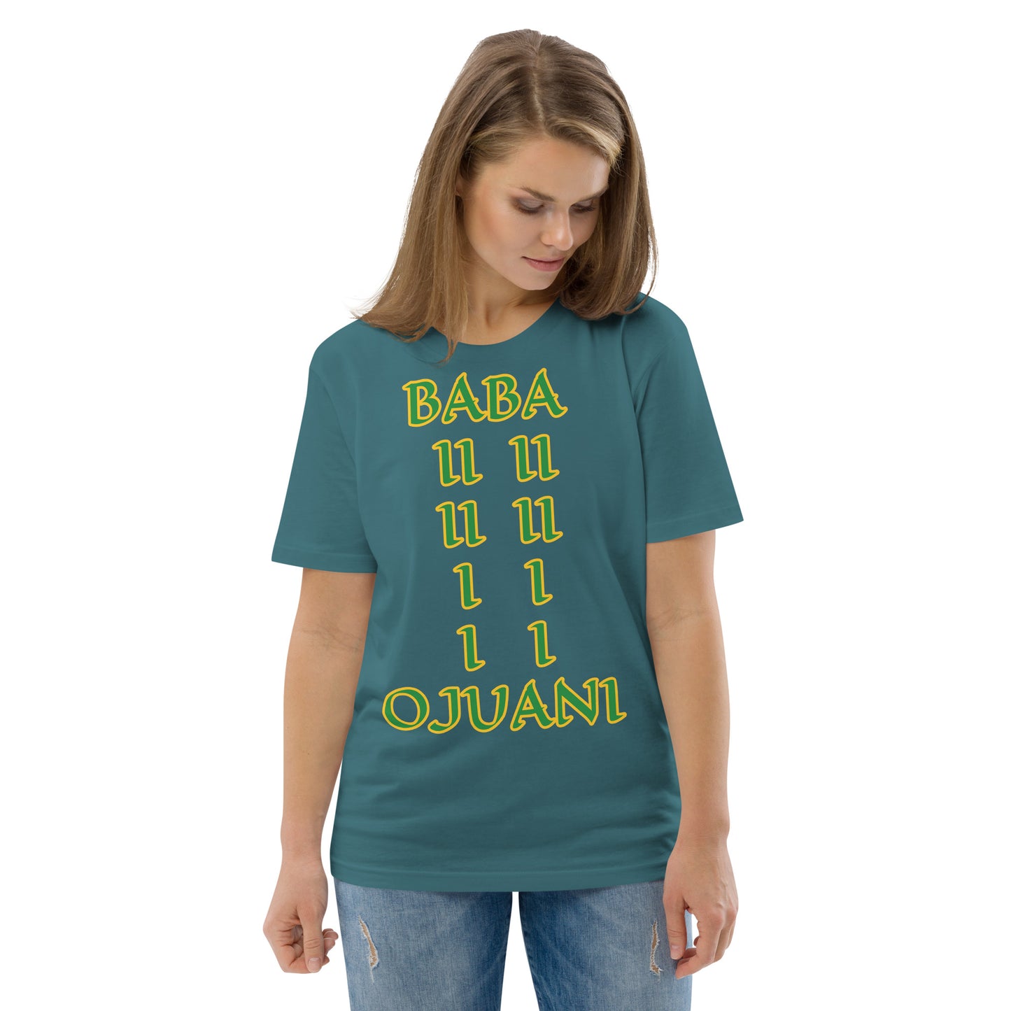 Baba Ojuani Lucumi Unisex organic cotton t-shirt