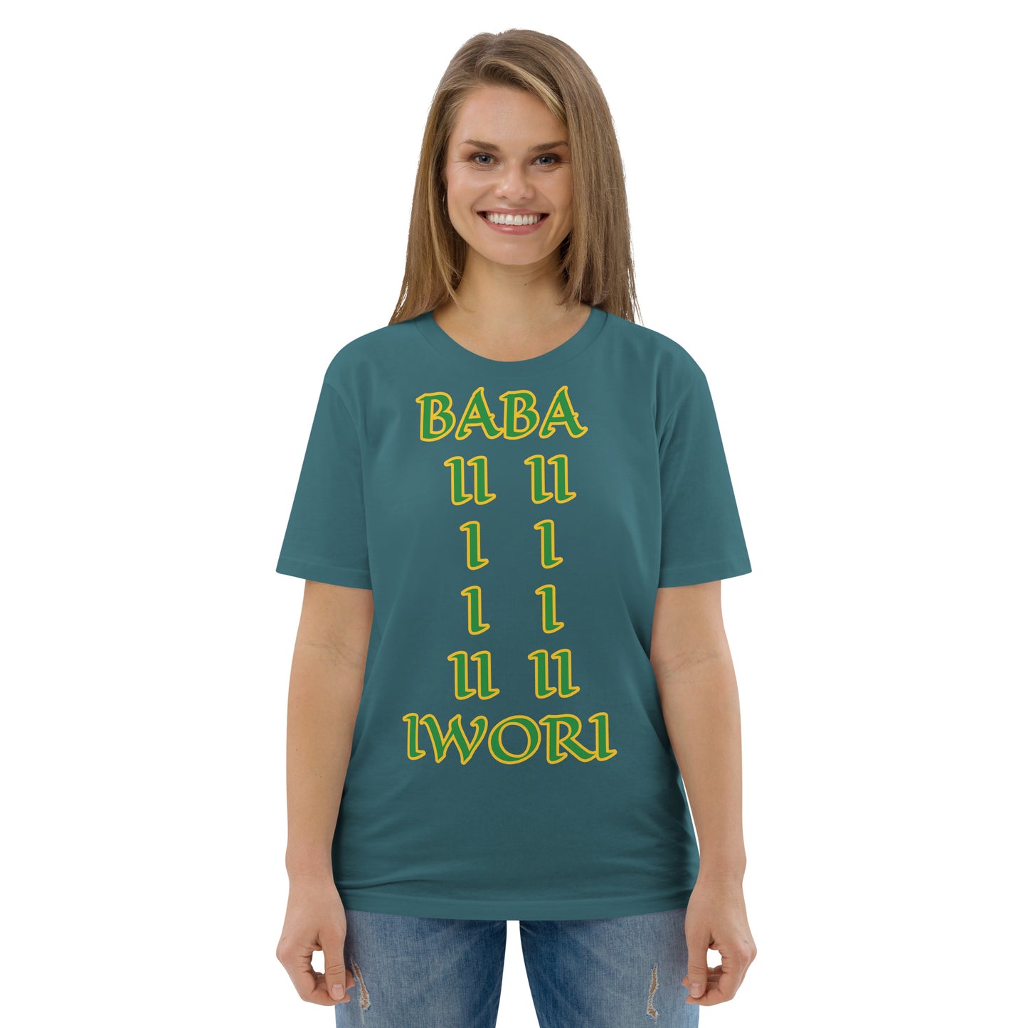 Baba Iwori Lucumi Unisex organic cotton t-shirt