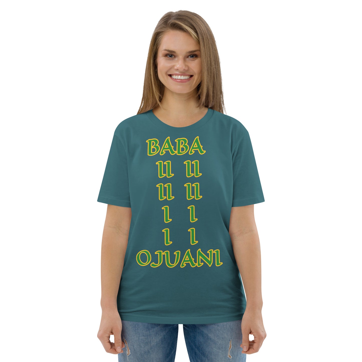 Baba Ojuani Lucumi Unisex organic cotton t-shirt