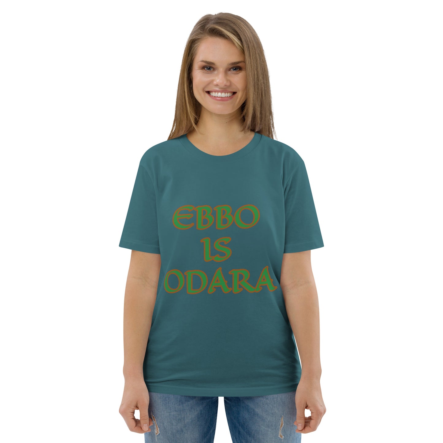 Ebbo is Odara Isese Unisex organic cotton t-shirt