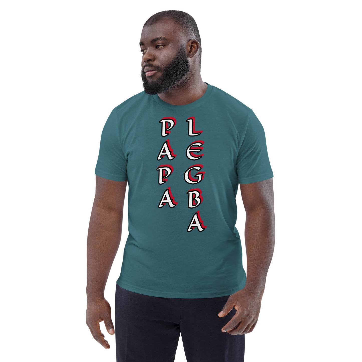 Papa Legba Vertical 1 Unisex organic cotton t-shirt