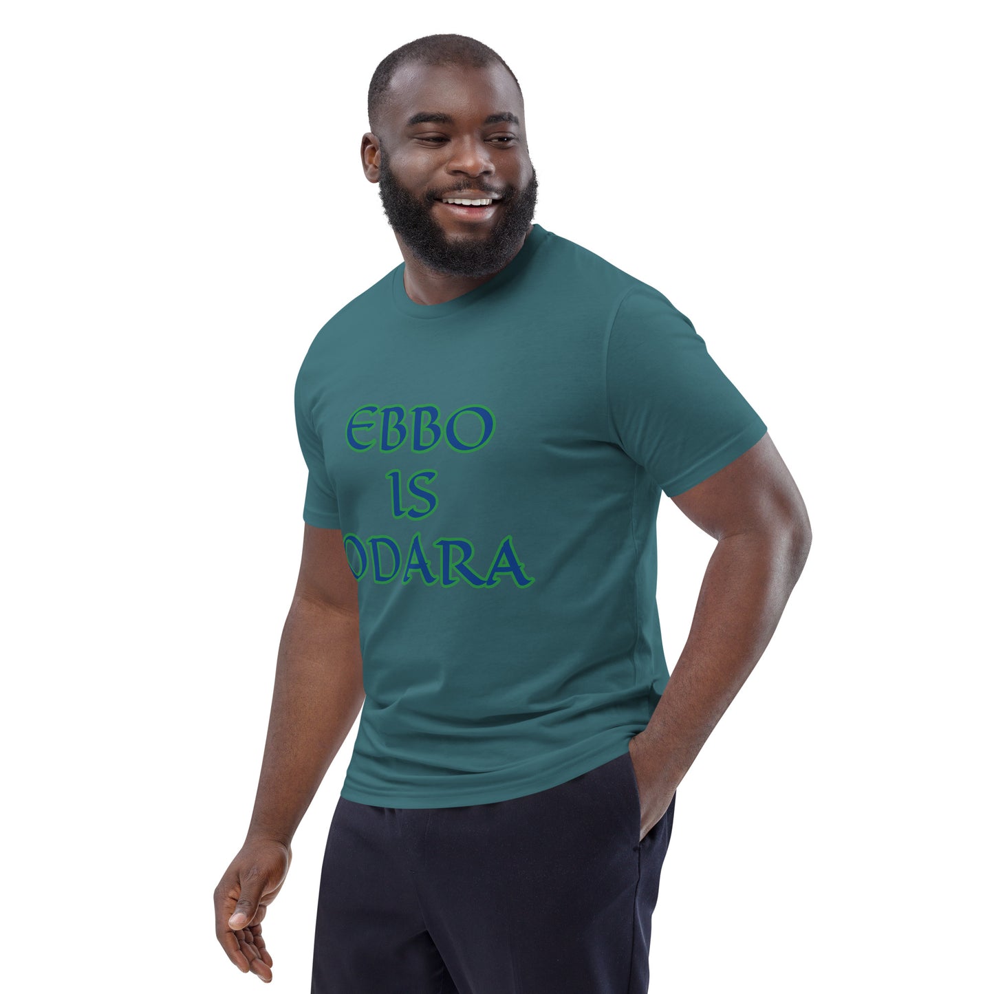 Ebbo is Odara Blue Unisex organic cotton t-shirt