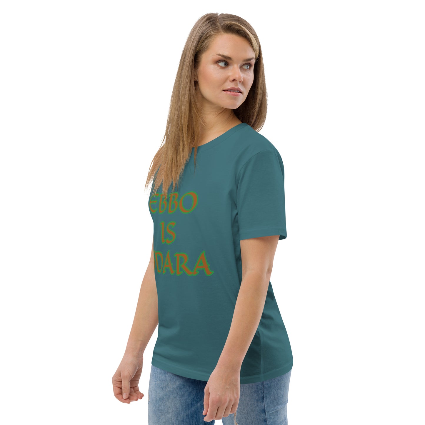 Ebbo is Odara Isese Reverse Unisex organic cotton t-shirt