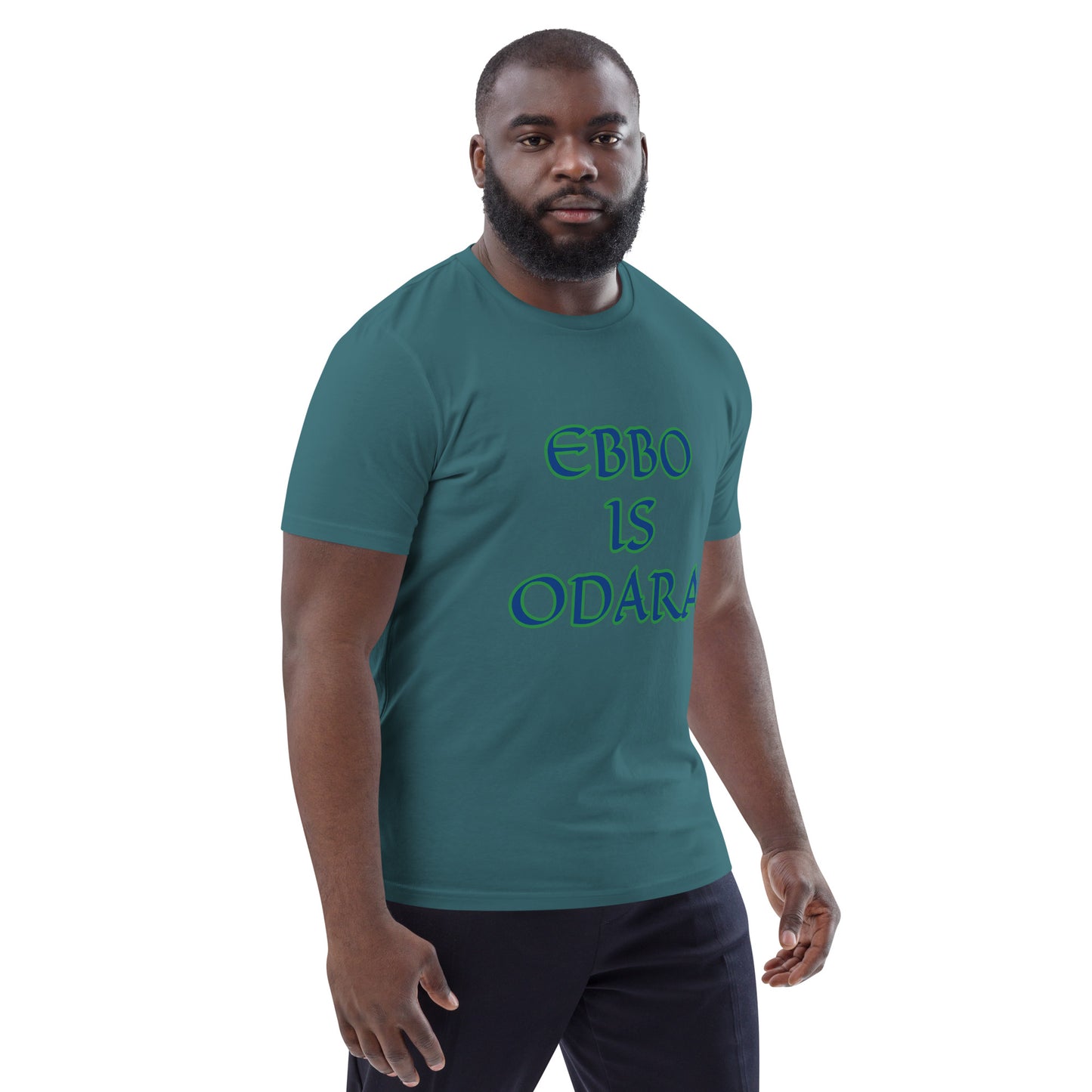 Ebbo is Odara Blue Unisex organic cotton t-shirt