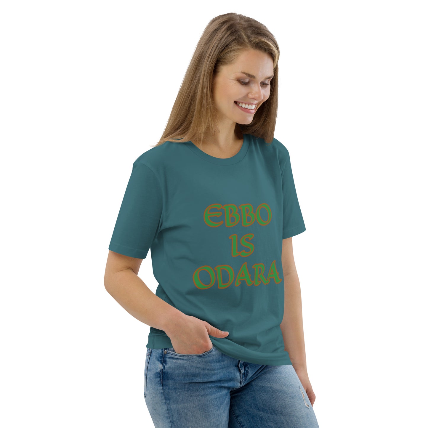 Ebbo is Odara Isese Unisex organic cotton t-shirt