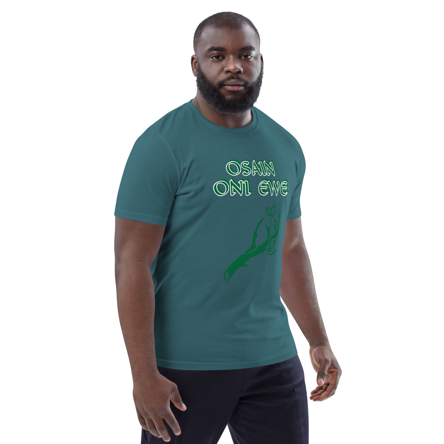 Osain Lucumi Green Unisex organic cotton t-shirt