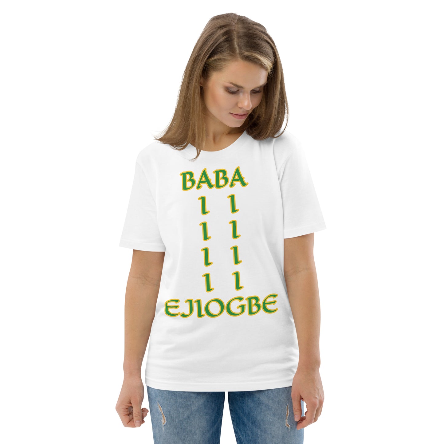 Baba EjiOgbe Lucumi Unisex organic cotton t-shirt