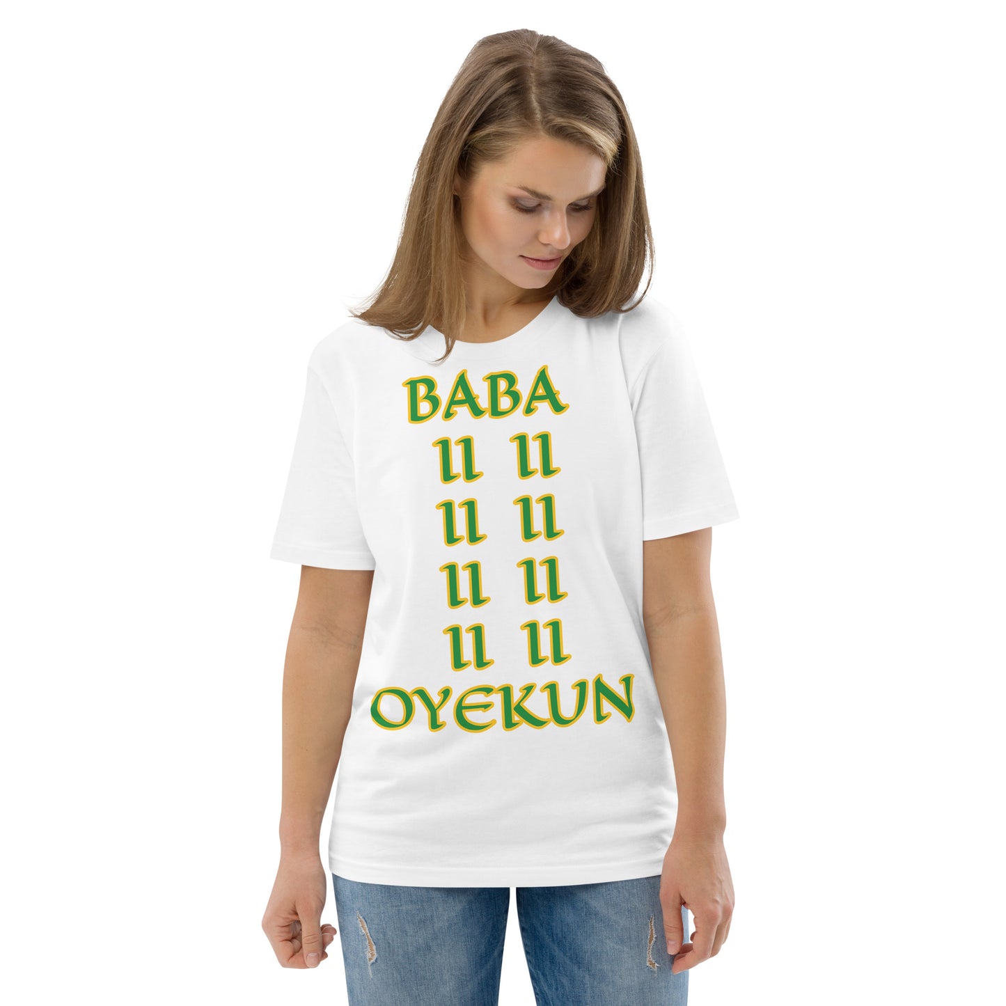 Baba Oyekun Lucumi Unisex organic cotton t-shirt