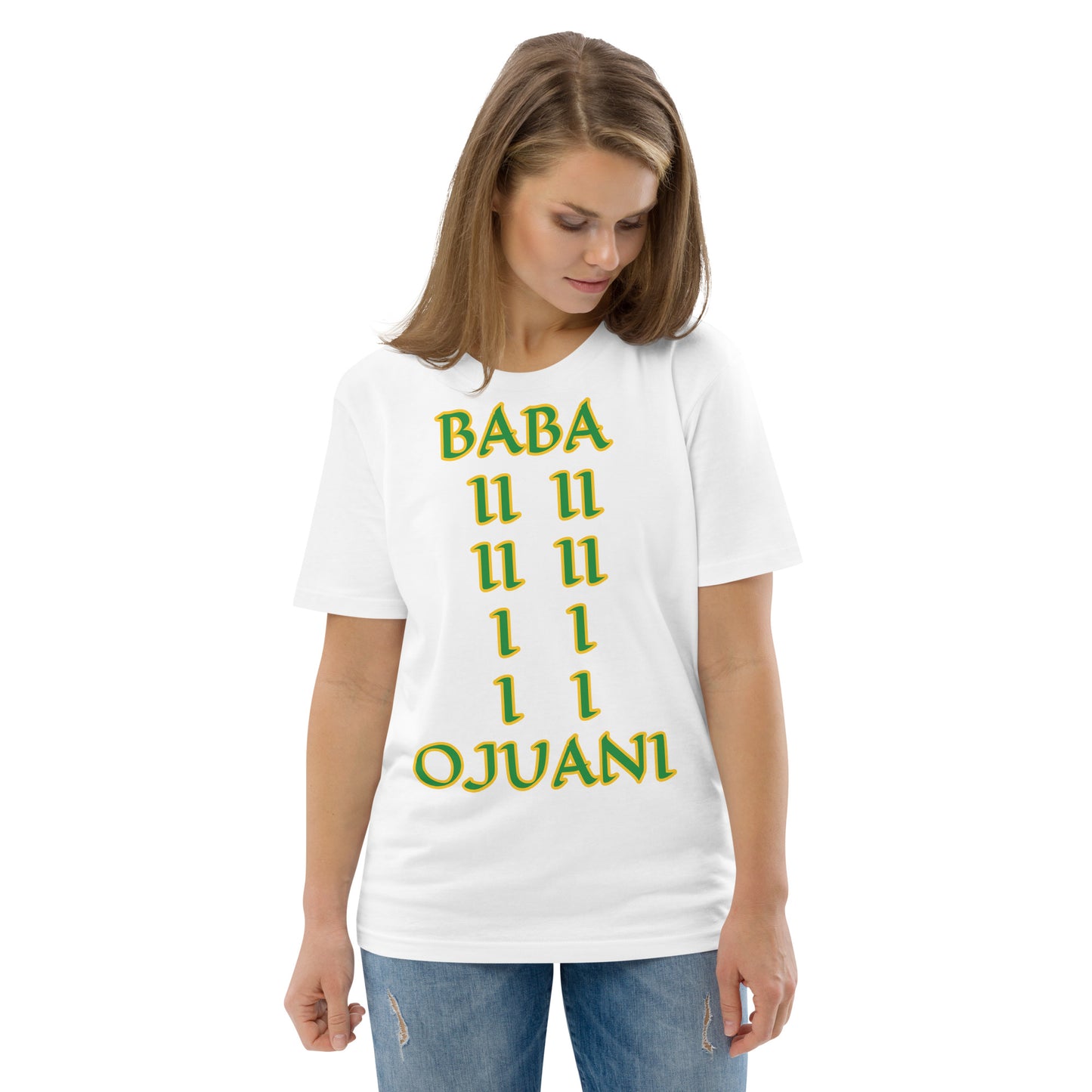 Baba Ojuani Lucumi Unisex organic cotton t-shirt