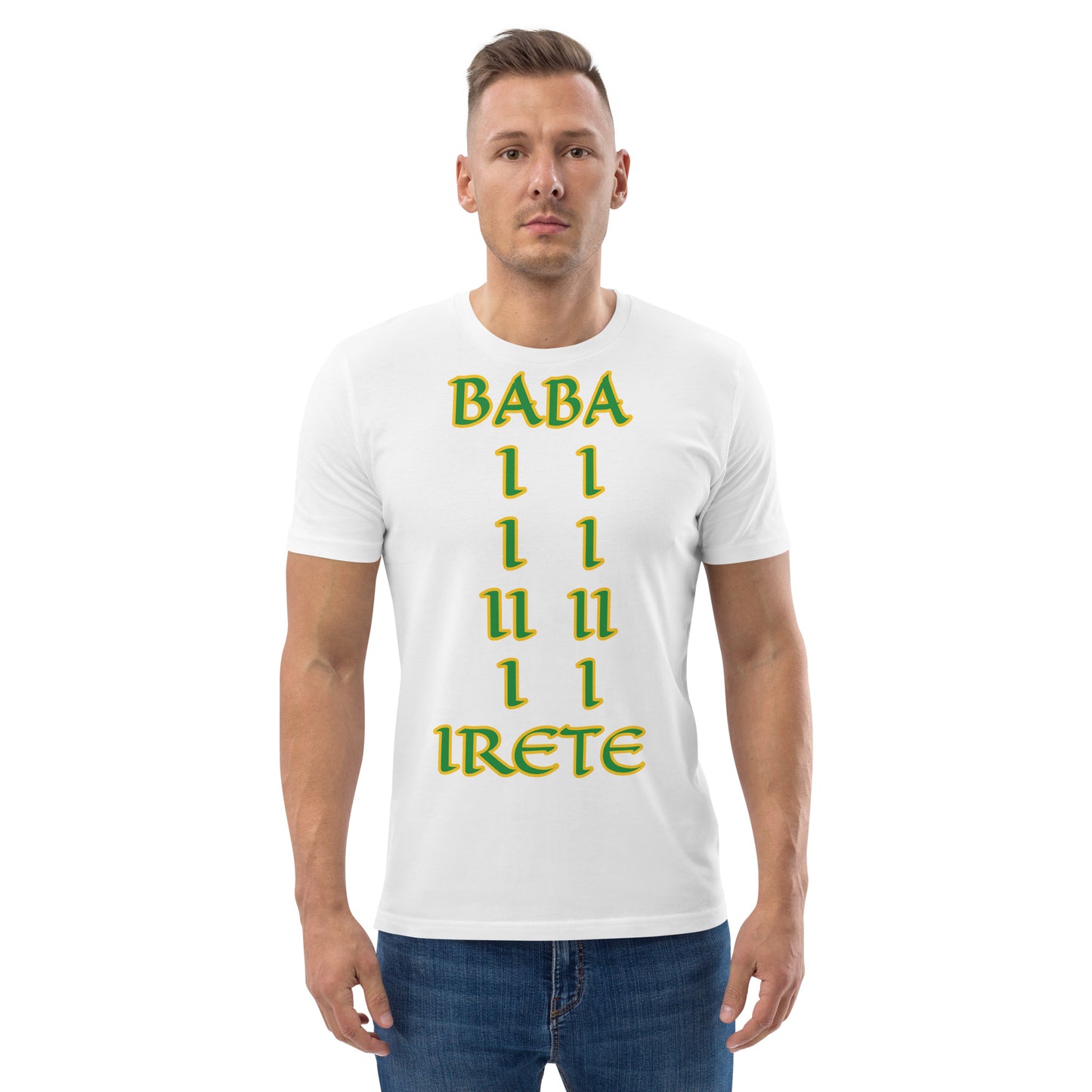 Baba Irete Lucumi Unisex organic cotton t-shirt