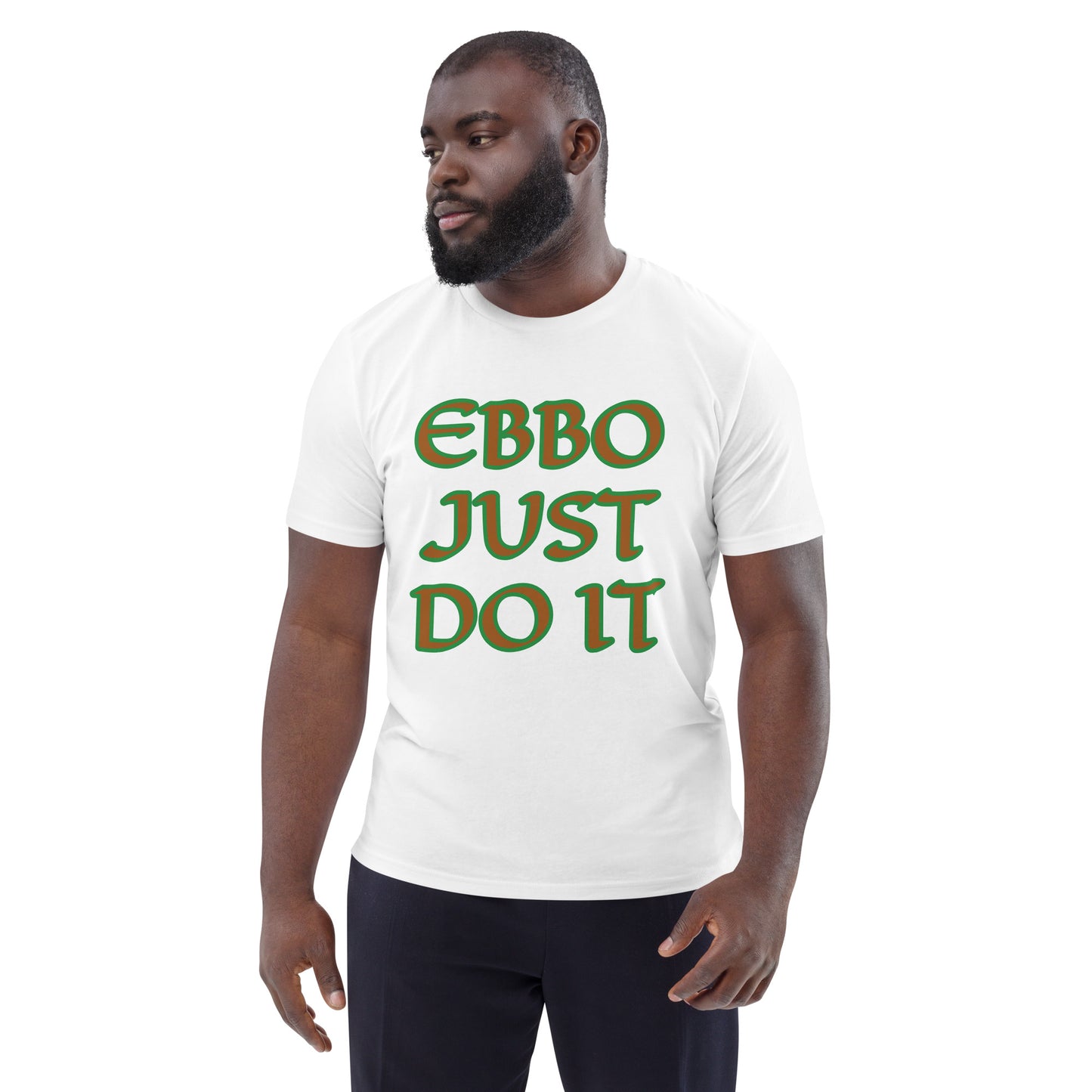 Ebbo Just Do It Isese reverse Unisex organic cotton t-shirt