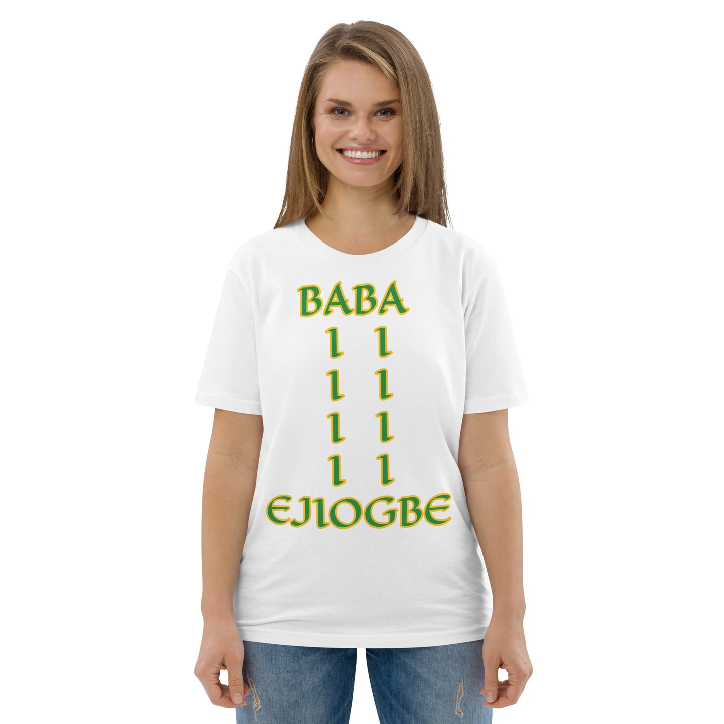 Baba EjiOgbe Lucumi Unisex organic cotton t-shirt