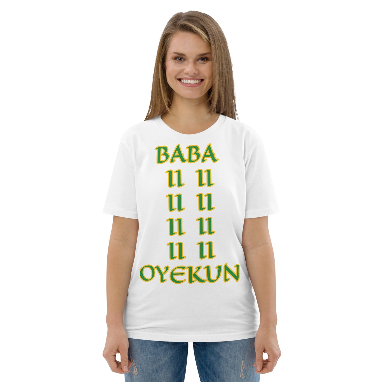 Baba Oyekun Lucumi Unisex organic cotton t-shirt