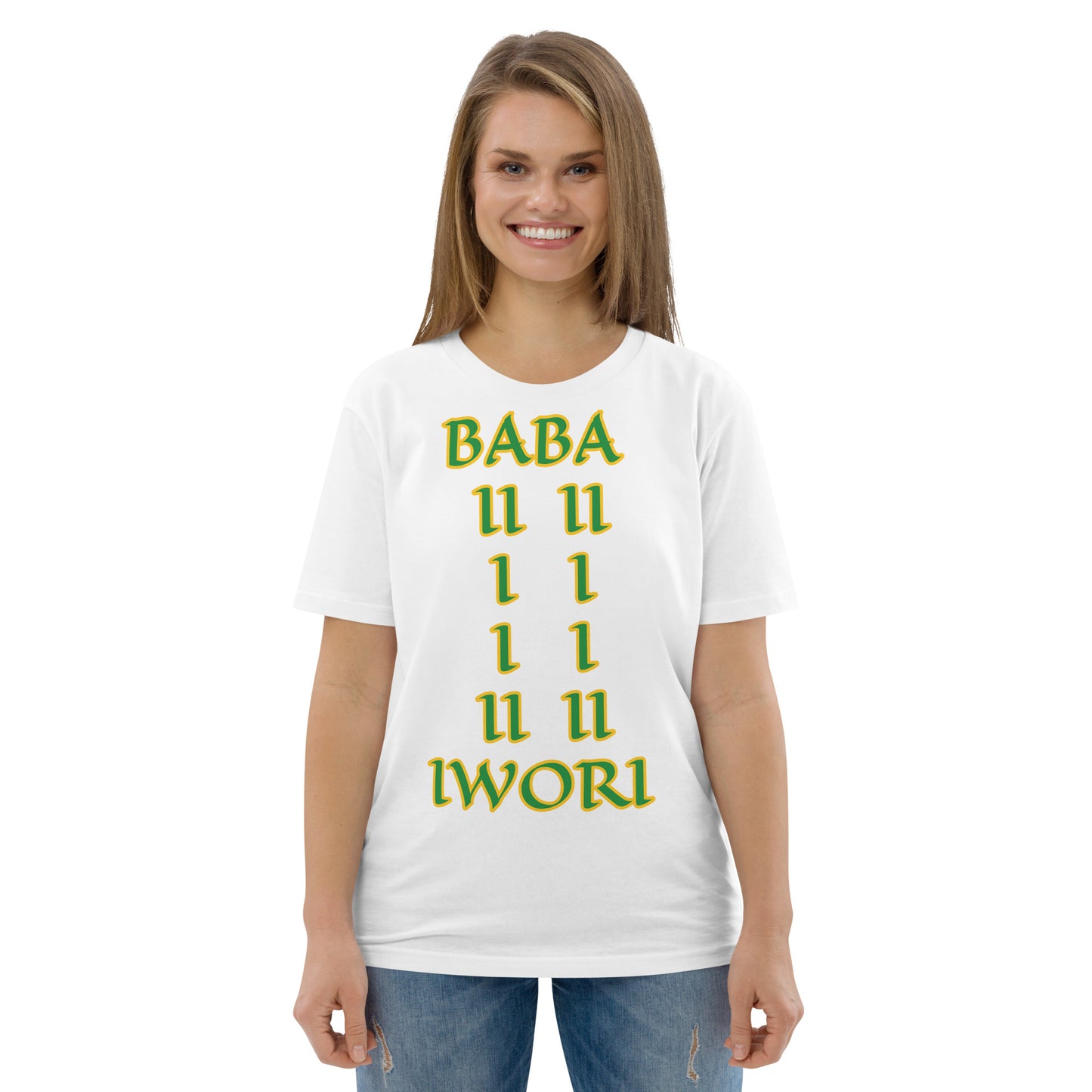 Baba Iwori Lucumi Unisex organic cotton t-shirt