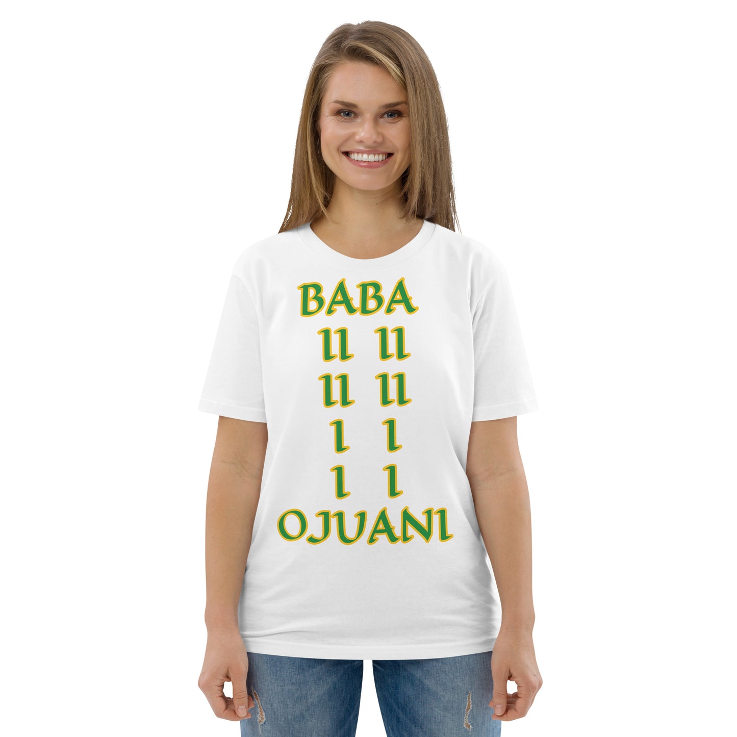 Baba Ojuani Lucumi Unisex organic cotton t-shirt