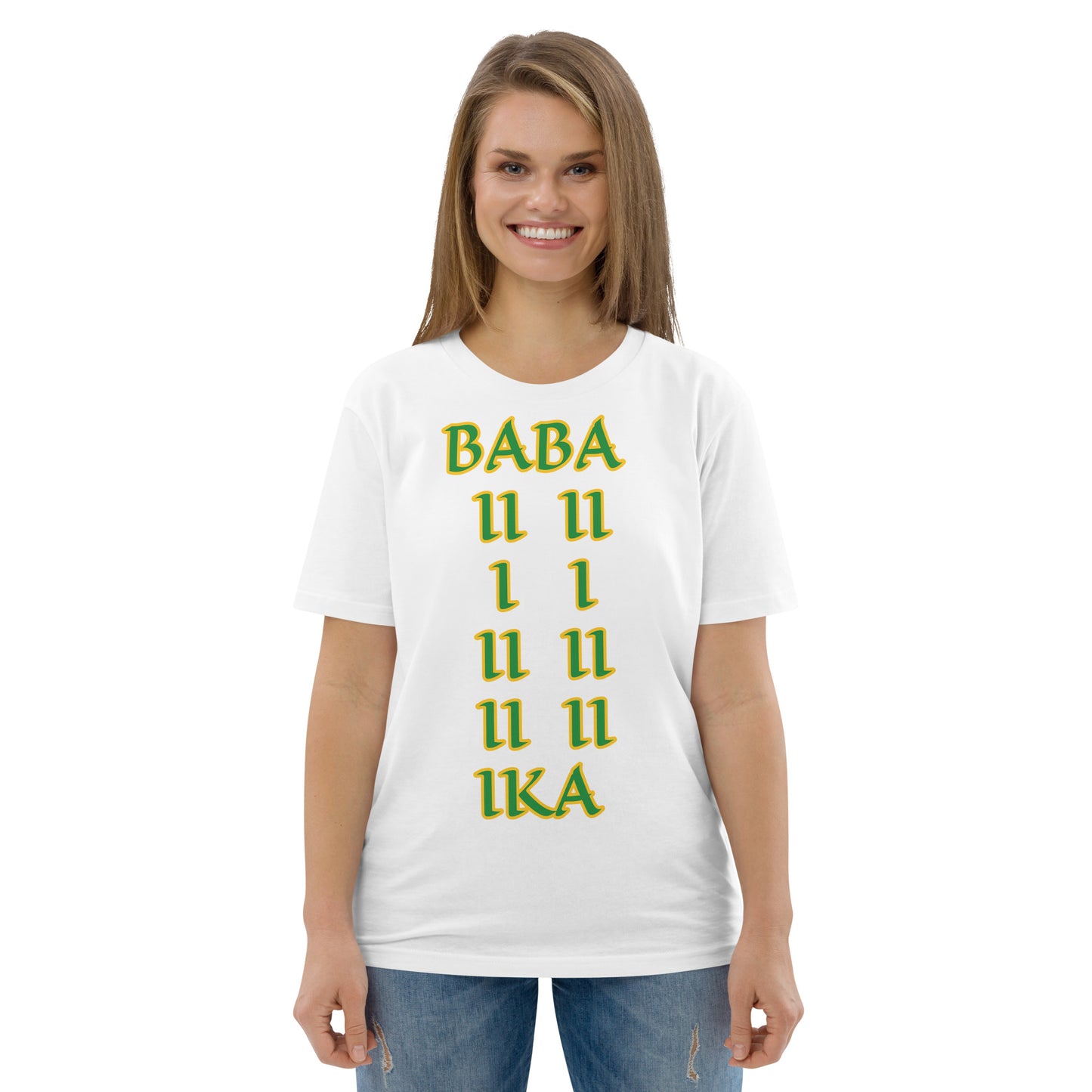 Baba Ika Lucumi Unisex organic cotton t-shirt