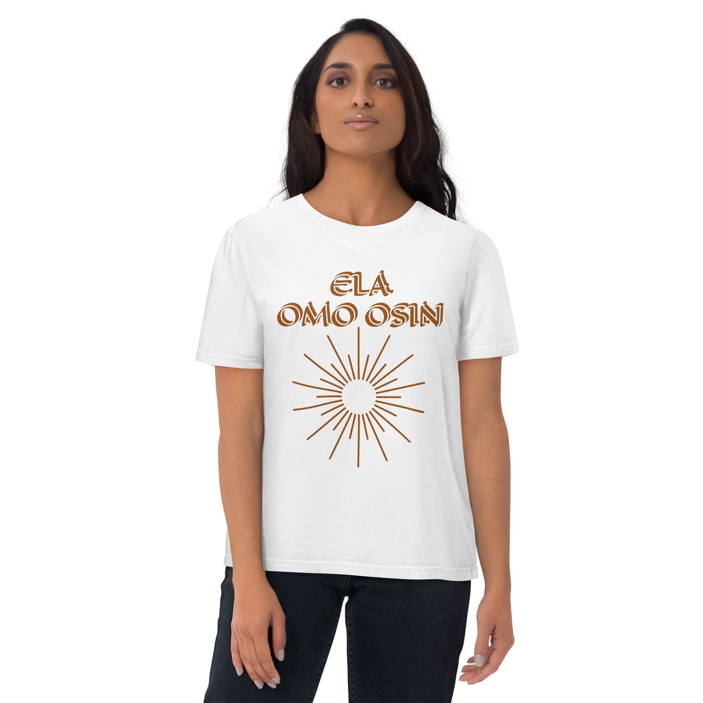 ELA Omo Osin Meji Gold Unisex organic cotton t-shirt