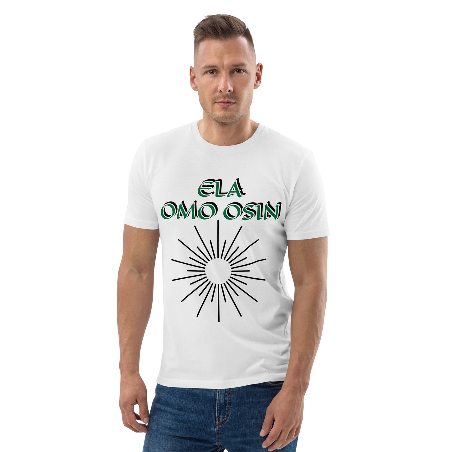 ELA Omo Osin Aje-Ju-Ogun  Unisex organic cotton t-shirt