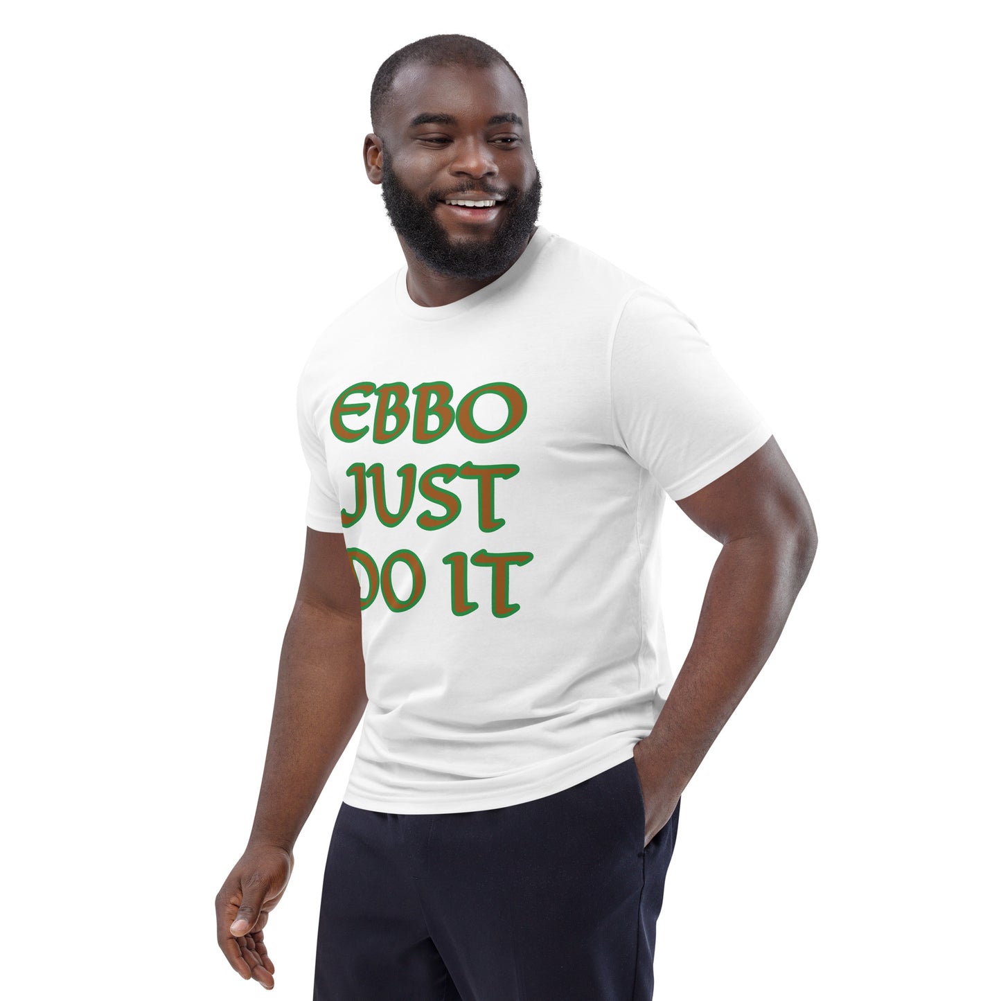 Ebbo Just Do It Isese reverse Unisex organic cotton t-shirt