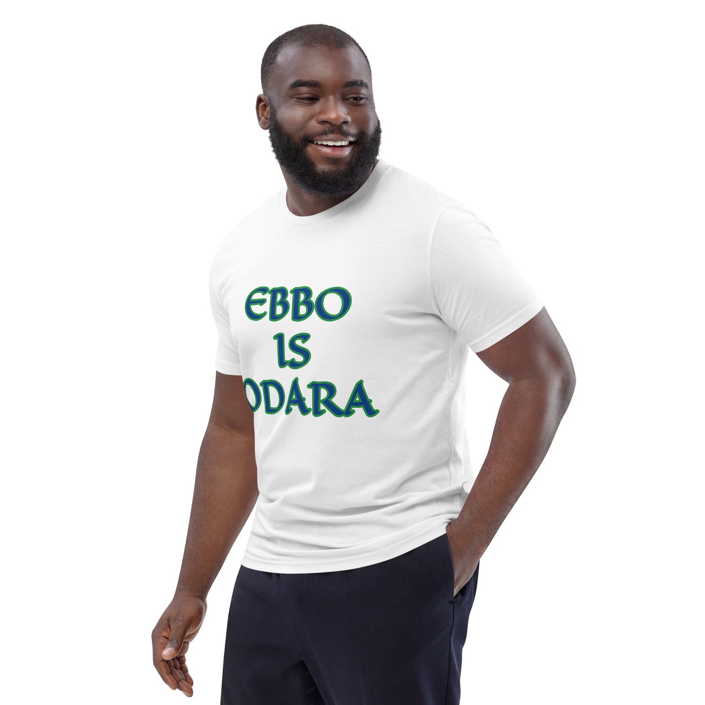 Ebbo is Odara Blue Unisex organic cotton t-shirt