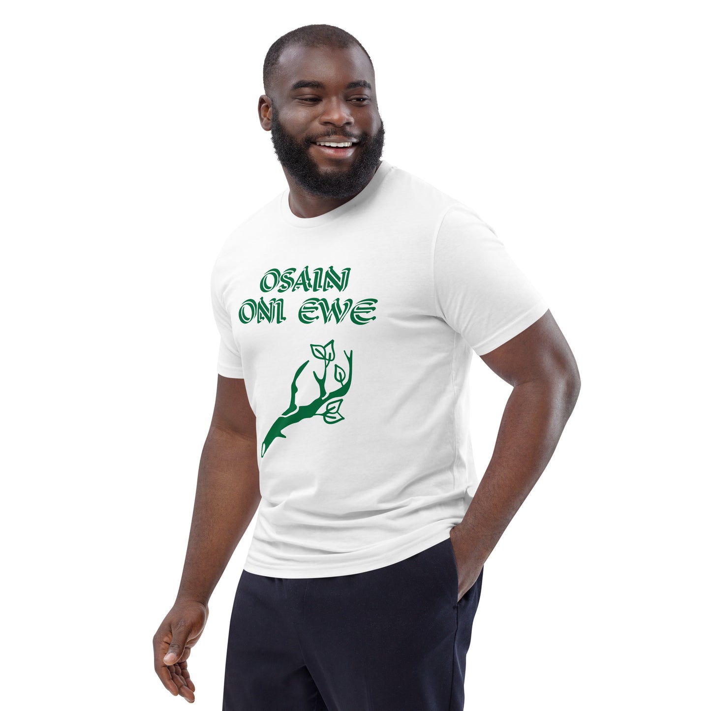 Osain Lucumi Green Unisex organic cotton t-shirt