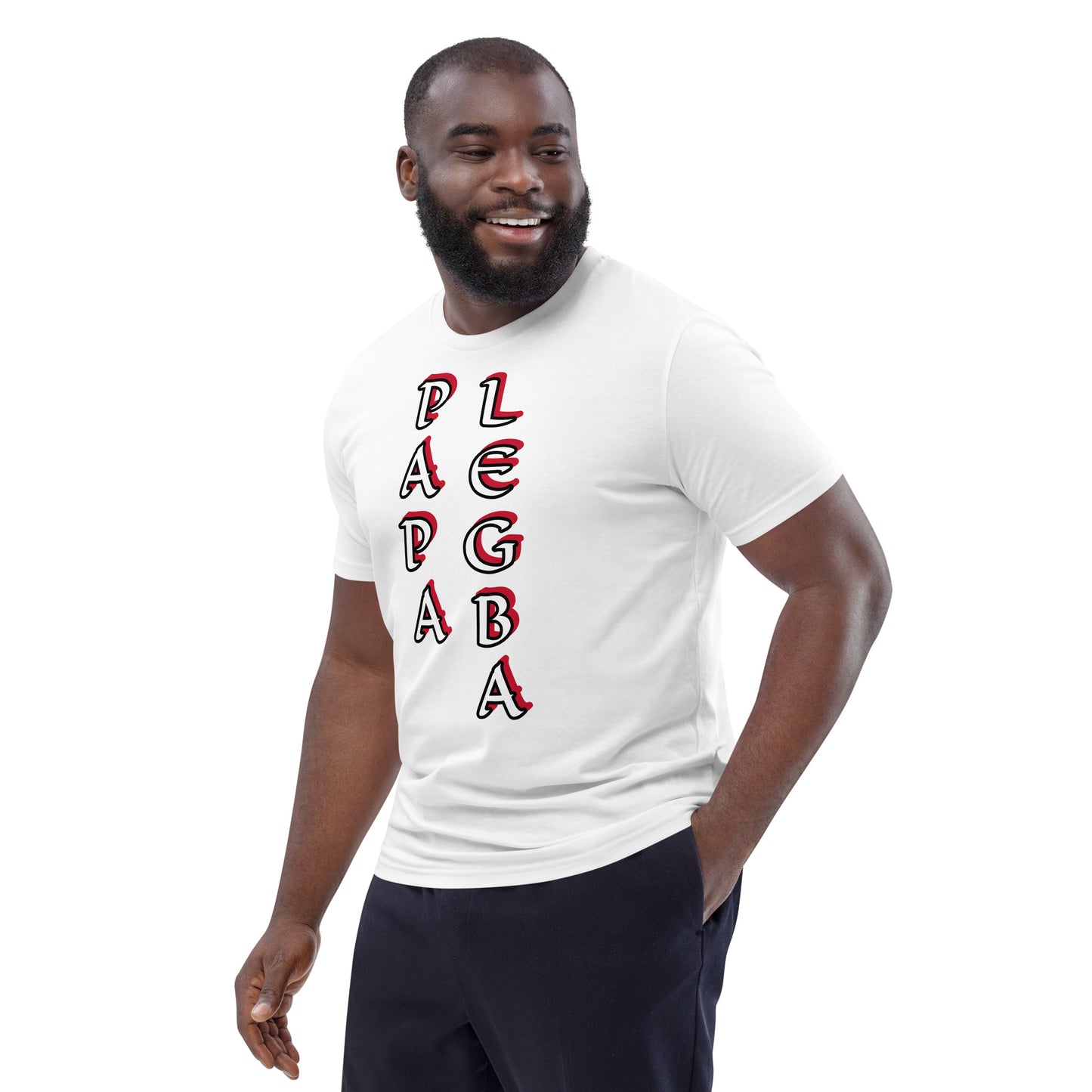 Papa Legba Vertical 1 Unisex organic cotton t-shirt