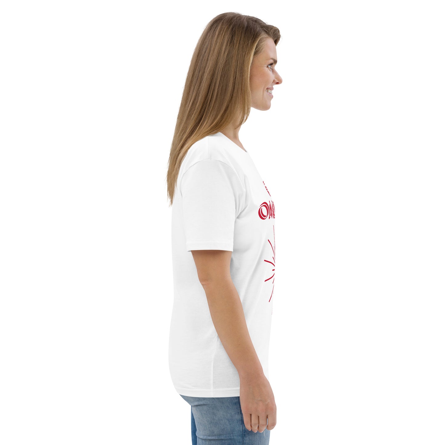 ELA Omo Osin Meji Red Unisex organic cotton t-shirt