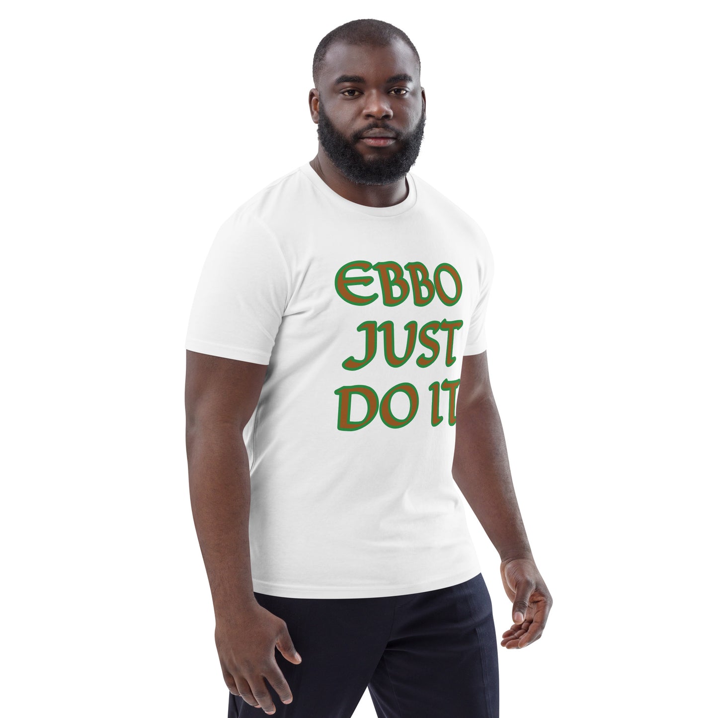 Ebbo Just Do It Isese reverse Unisex organic cotton t-shirt