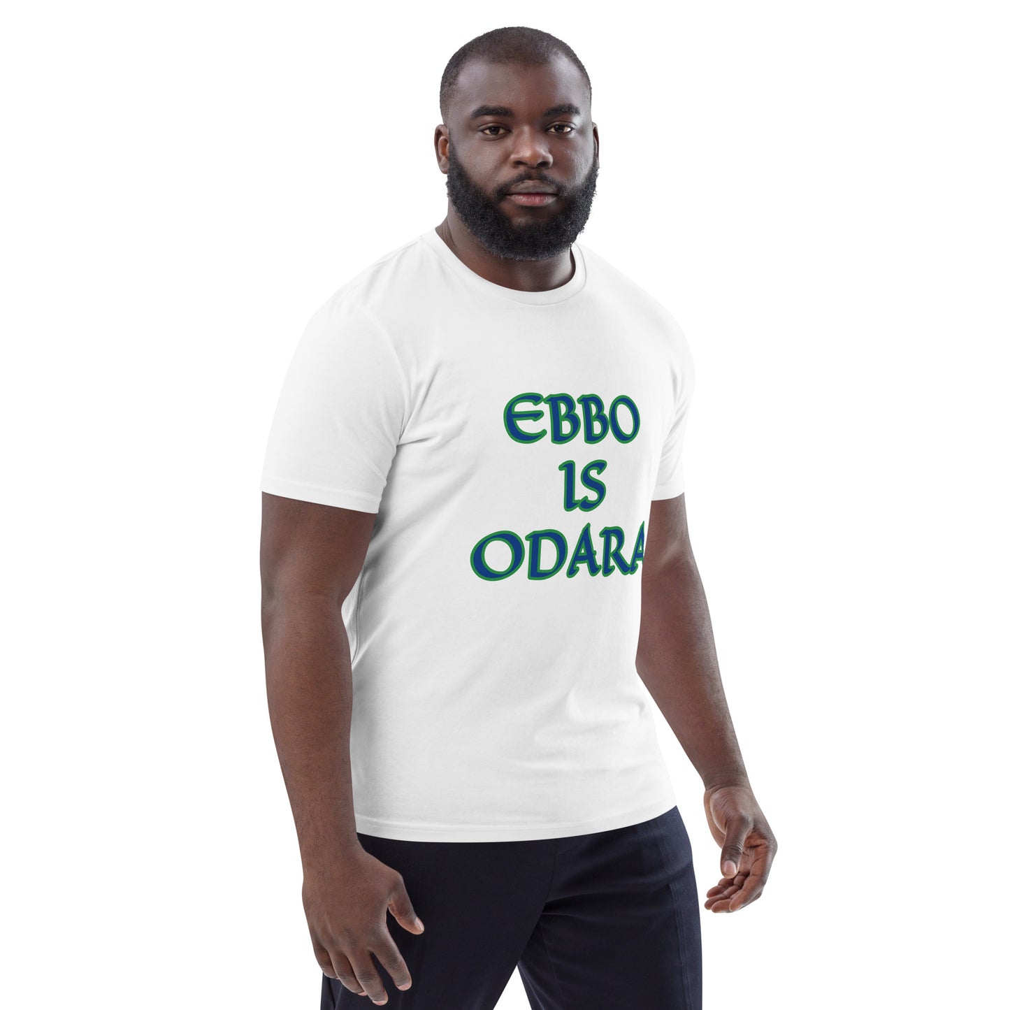 Ebbo is Odara Blue Unisex organic cotton t-shirt