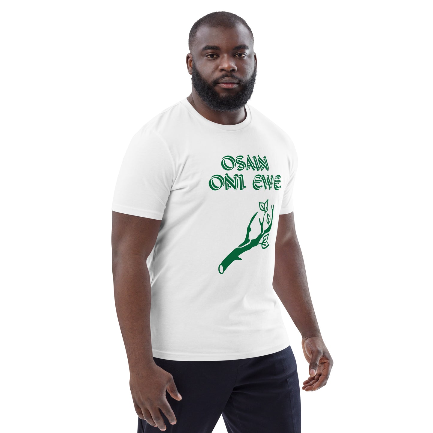 Osain Lucumi Green Unisex organic cotton t-shirt