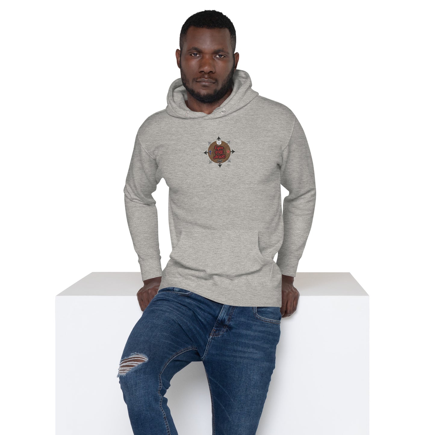 Egbe IRÉ ÀWO Signature Logo 6 ÀWO Embroidered Unisex Hoodie