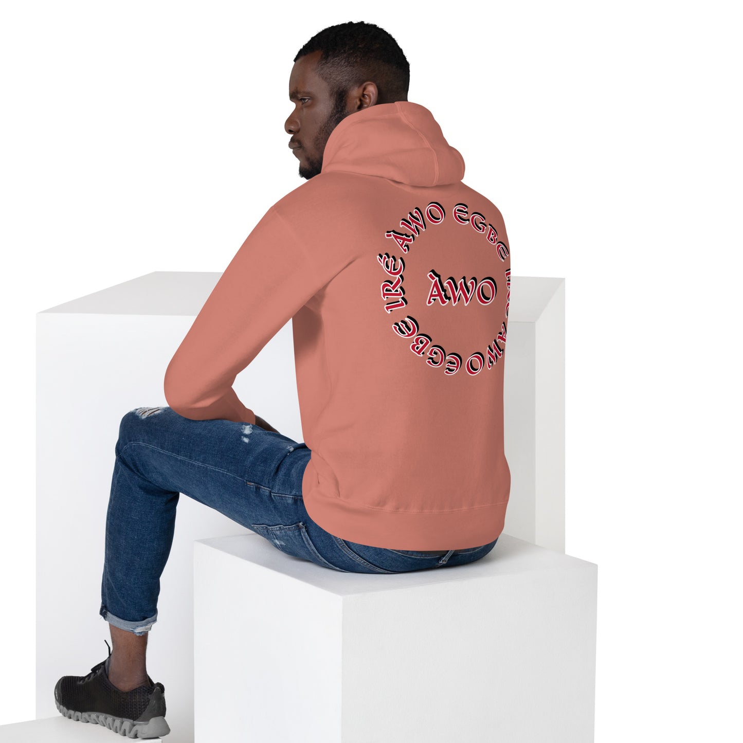 Egbe IRÉ ÀWO Signature Logo 6 ÀWO Embroidered Unisex Hoodie