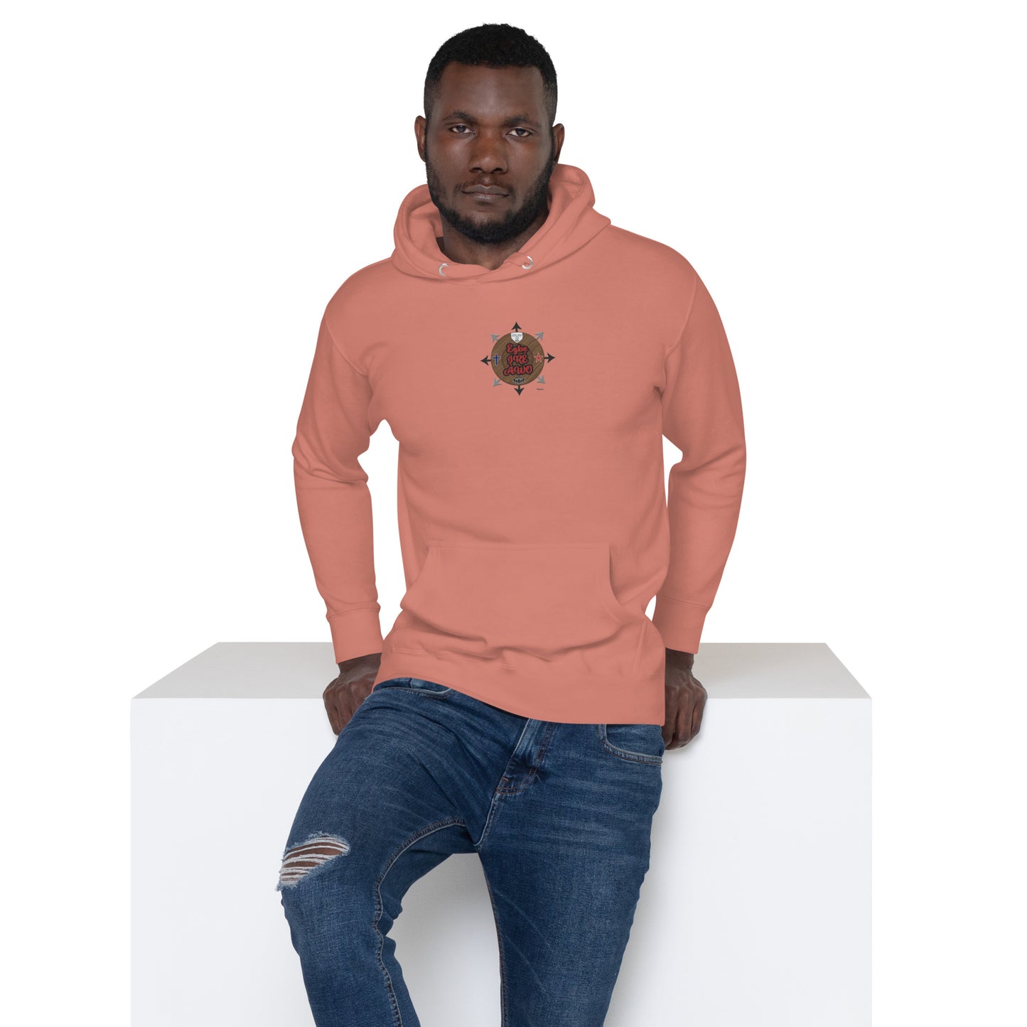 Egbe IRÉ ÀWO Signature Logo 6 ÀWO Embroidered Unisex Hoodie