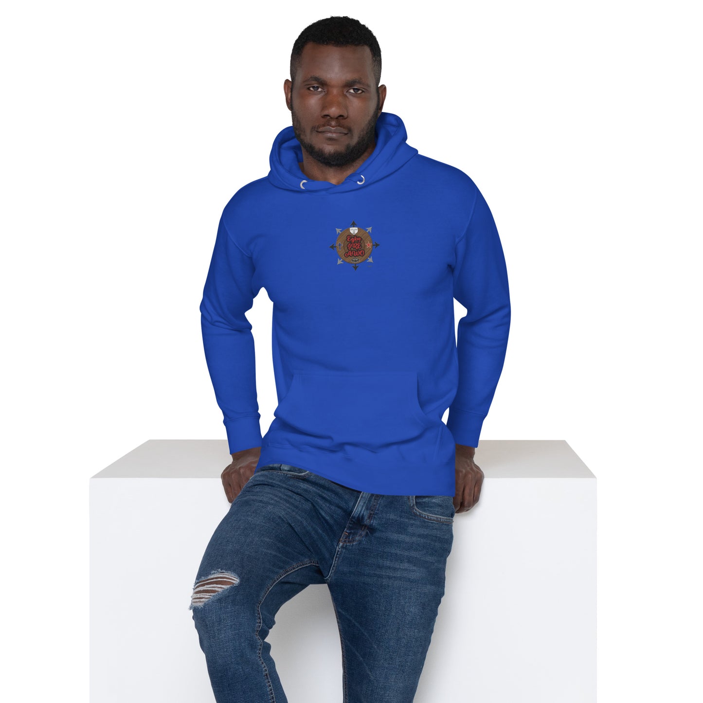 Egbe IRÉ ÀWO Signature Logo 6 ÀWO Embroidered Unisex Hoodie