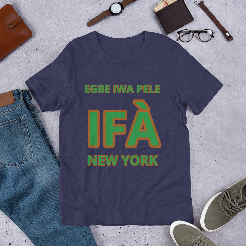 Egbe Iwa Pele IFA New York Unisex t-shirt