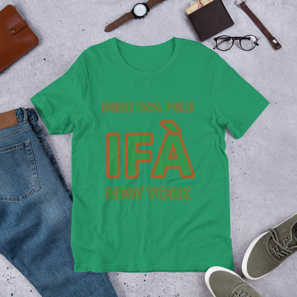 Egbe Iwa Pele IFA New York Unisex t-shirt